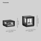 Outdoor Solar Waterproof Column Outdoor Stone Pillar Lights