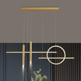 Ring Bar Vertical LED Pendant Light - Clowas