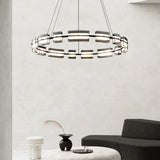 Luxury Multi-Rectangular Round Glass Pendant Lights
