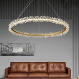 Ring Crystal Bead Modern Pendant Light - Clowas