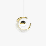 Ring Crystal Decoration LED Pendant Light - Clowas
