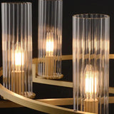 Ring-Frame Design Living Room Gold Chandelier - Clowas