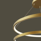 Ring-Shaped Design Gold Modern Pendant Light - Clowas