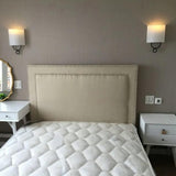 Ring Shaped Fabric White Modern Wall Lights - Clowas