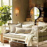 Ring Shaped Fabric White Modern Wall Lights - Clowas