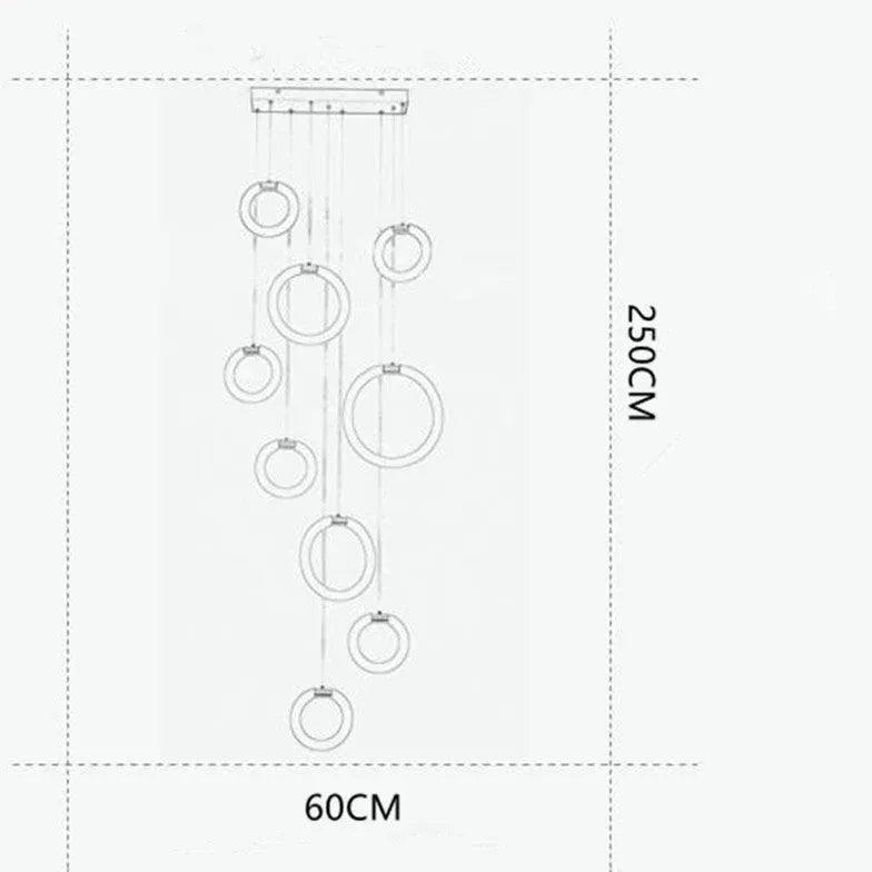 Ring-shaped LED for Dining Room Ceiling Light - Clowas