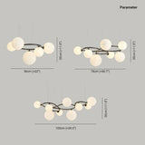 Modern Sphere Pendant Light with Grey Glass
