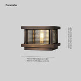 Ripple Glass Rectangular Solar Outdoor Pillar Lights - Clowas