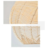 Wabi Sabi Rattan Ball Pendant Light for Tea Room