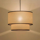Japanese Wabi Sabi Rattan Pendant Light