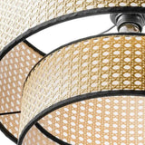 Japanese Wabi Sabi Rattan Pendant Light