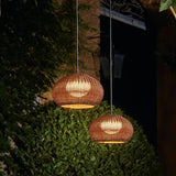 Outdoor Waterproof Rattan Lantern Pendant Lights