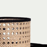Japanese Rattan Fabric Pendant Lights for Dining Room