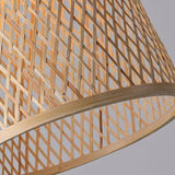 New Oriental Zen Lantern Rattan Cluster Pendant Light