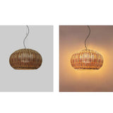 Outdoor Waterproof Wicker Pendant Lantern Light