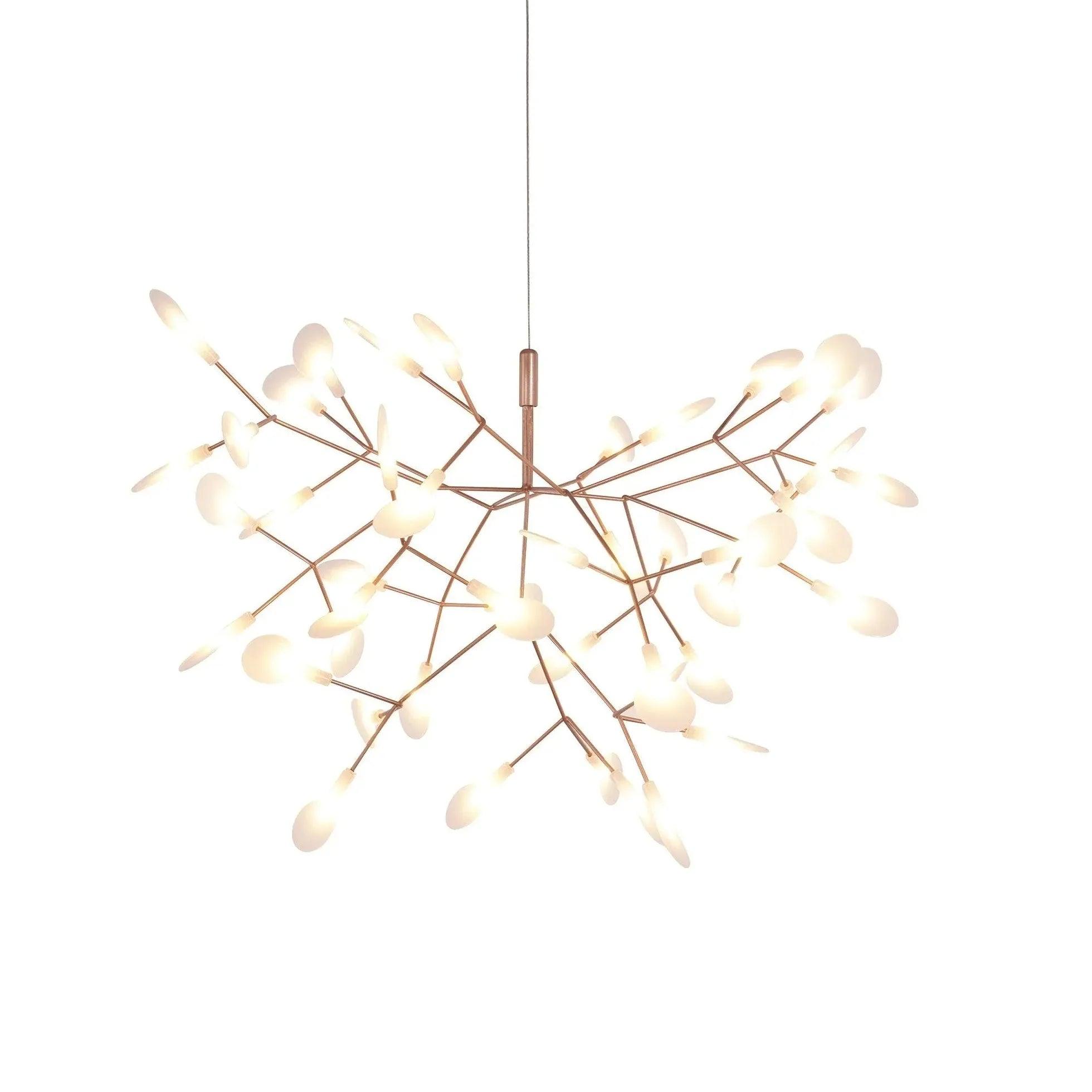 Rose Gold Branches LED Modern Chandelier - Clowas