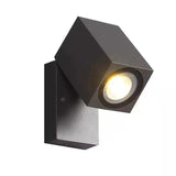 Rotating Cube-Shaped Outdoor Wall Lamp - Clowas