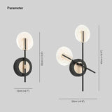Rotating LED Interior Modern Wall Lights