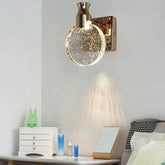Round Bubble Transparent Metal LED Wall Light - Clowas