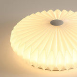 Modern Geometric Pleated Shade Ceiling Light for Study Room