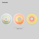 Round Gradient Led Modern Wall Lights - Clowas