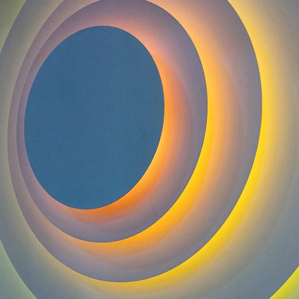 Round Gradient Led Modern Wall Lights - Clowas