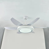 Round LED Modern Living Room Fan Light - Clowas