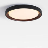 Walnut Round Eye Protection Led Ceiling Light for Living Room