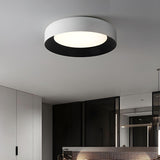 Full Spectrum Eye Protection Round White Ceiling Light