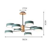 Modern Macaron Round Chandelier for Living Room