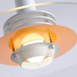 Round Transparent Glass Panel Modern Pendant Light - Clowas