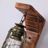Rustic Wall Lights Wood Vintage - Clowas