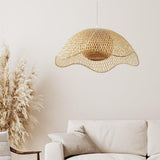 Zen Style Living Room Rattan Pendant Light