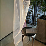Acrylic Transparent Flowing Fabric Design Floor Lamp - Clowas