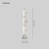 White Wavy Soft Light Modern Floor Lamp - Clowas
