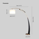Modern Arc Floor Lamp for Living Room