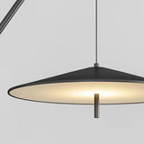 Nordic Weeble Arc Black Metal Floor Lamp