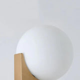Floor Lamp with Nordic Glass Globe Design for Living Room