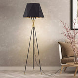 Nordic Black Tripod Floor Lamp for Living Room