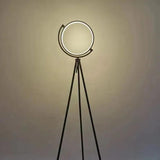 Tripod Floor Lamp with Rotating Round Design