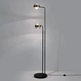 Glass Floor Lamps with Nordic Column Design