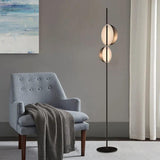 Living Room Floor Lamps with Hemisphere Metal Design