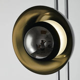 Modern Black Marble Floor Lamp for Living Room