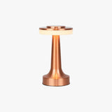 Metal Lamp Table with Retro Dumbbell Design