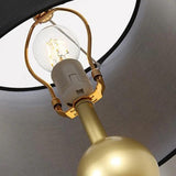 Eye-Caring Black Floor Lamp with Tripod for Living Room