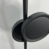 Minimalist Black Metal LED Floor Lamp for Living Room