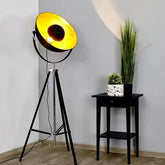 Tripod Industrial Floor Lamp for Living Room