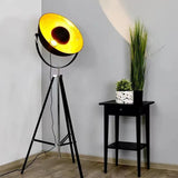 Tripod Industrial Floor Lamp for Living Room