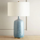 Bedside Table Lamps with Vintage Ceramic Design