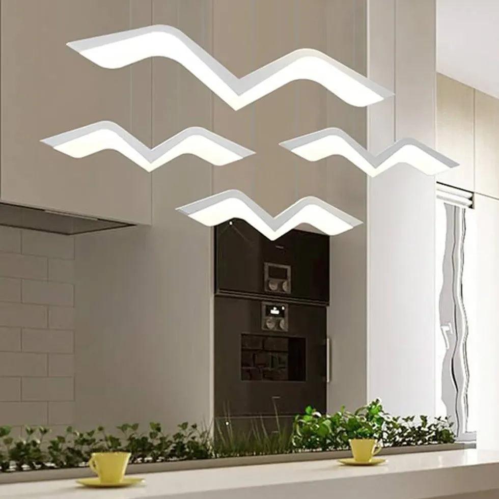 Seagull-shaped Creative LED Kitchen Pendant Light - Clowas